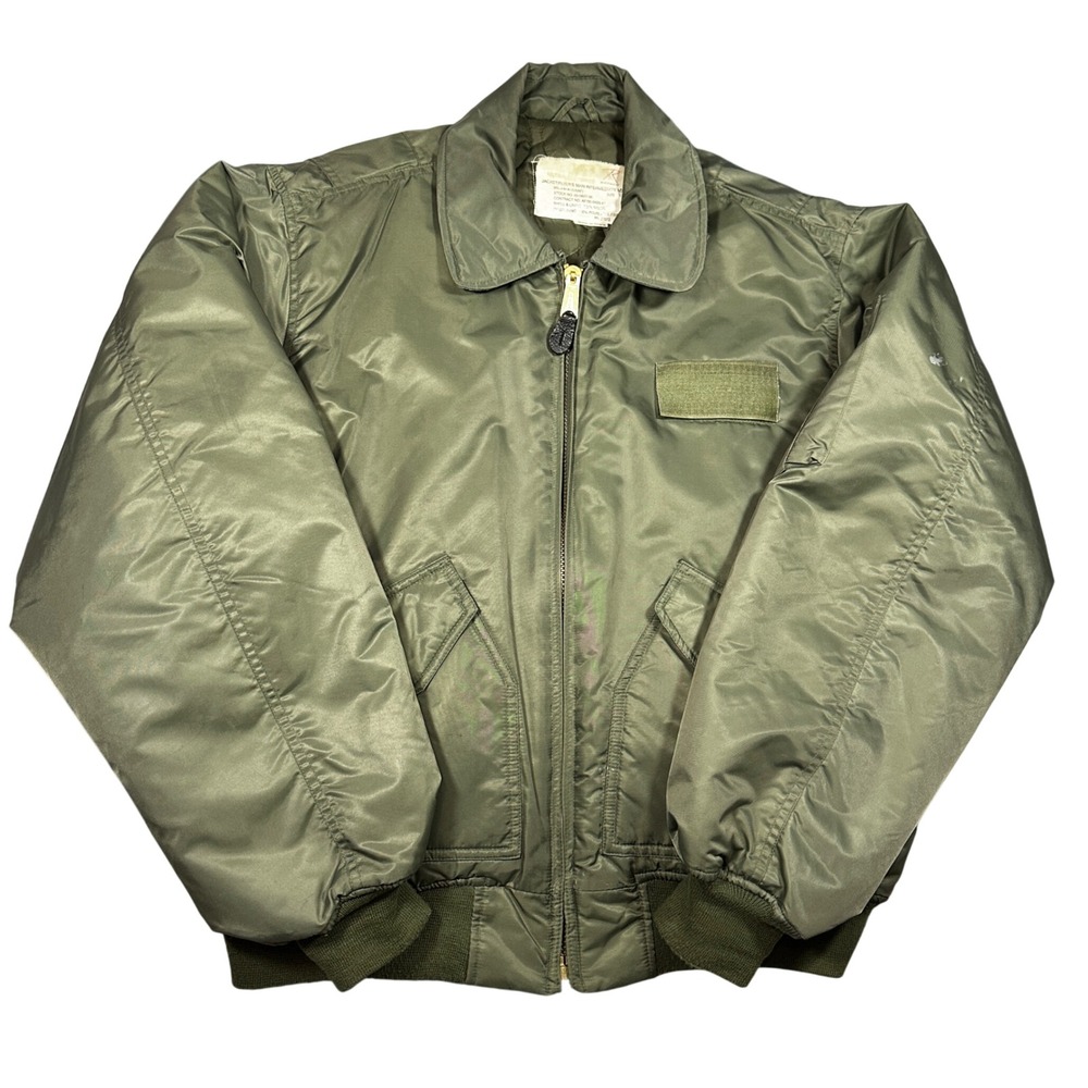 Rothco Mens MA-1 Intermediate Flight Jacket Sage Green Bomber MIL-J-6141 Large